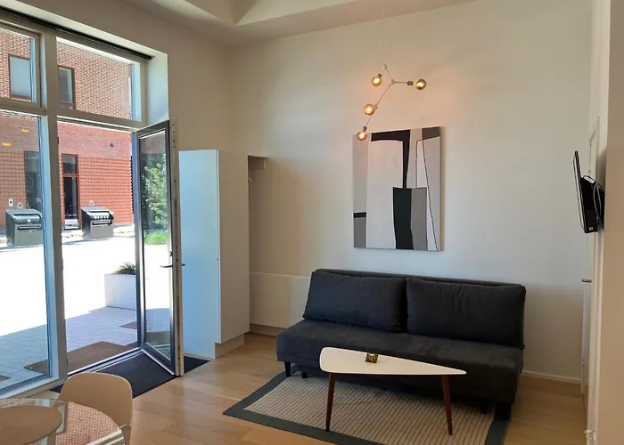 דירה Exclusive Harbourfront With Private Entrance אולבורג