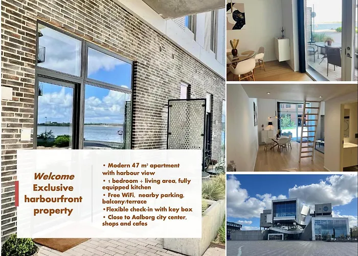 Exclusive Harbourfront With Private Entrance Aalborg